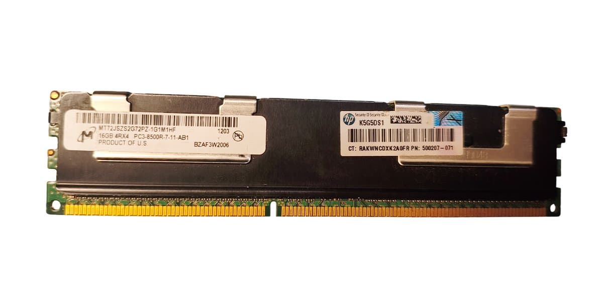 Оперативная память Micron DDRIII 16Gb MT72JSZS2G72PZ-1G1M1HF    