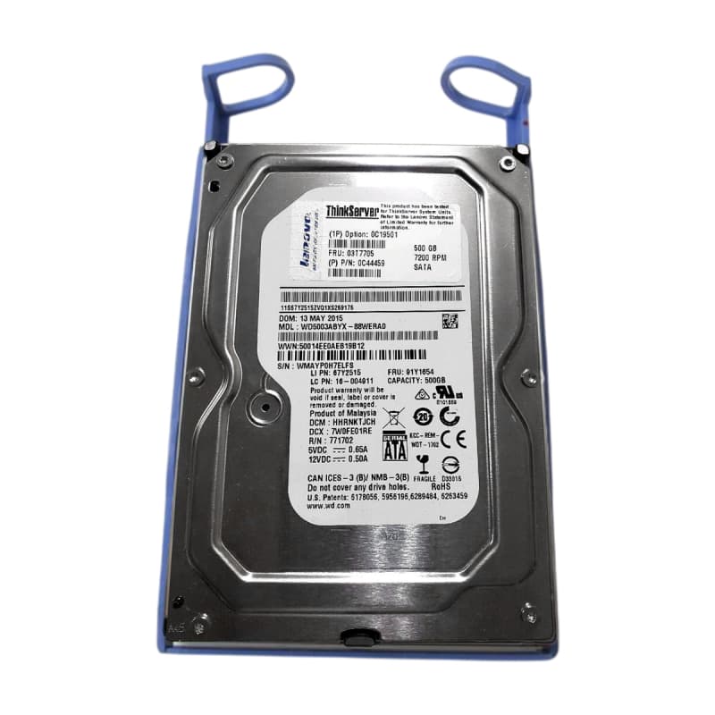 Жесткий диск Lenovo 0C44459 500Gb 7200 SATAIII 3.5" HDD