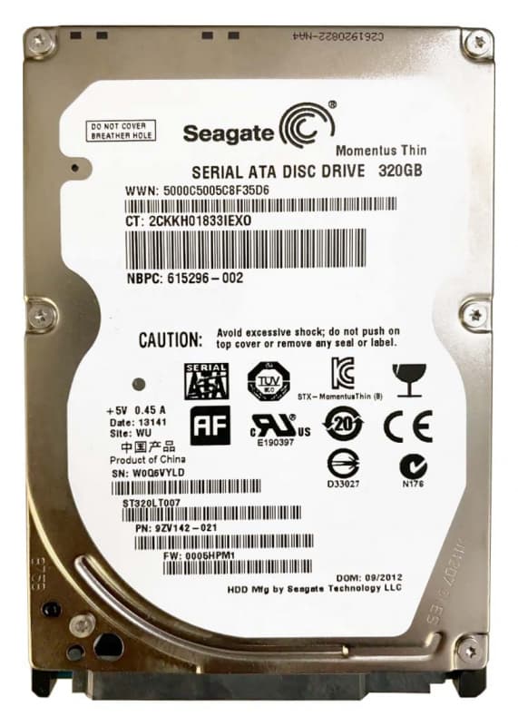 Жесткий диск Seagate 9ZV142 320Gb 7200 SATAII 2,5" HDD