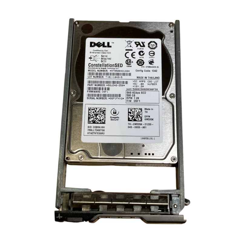 Жесткий диск Dell 400-AEEO 500Gb SAS 2,5" HDD