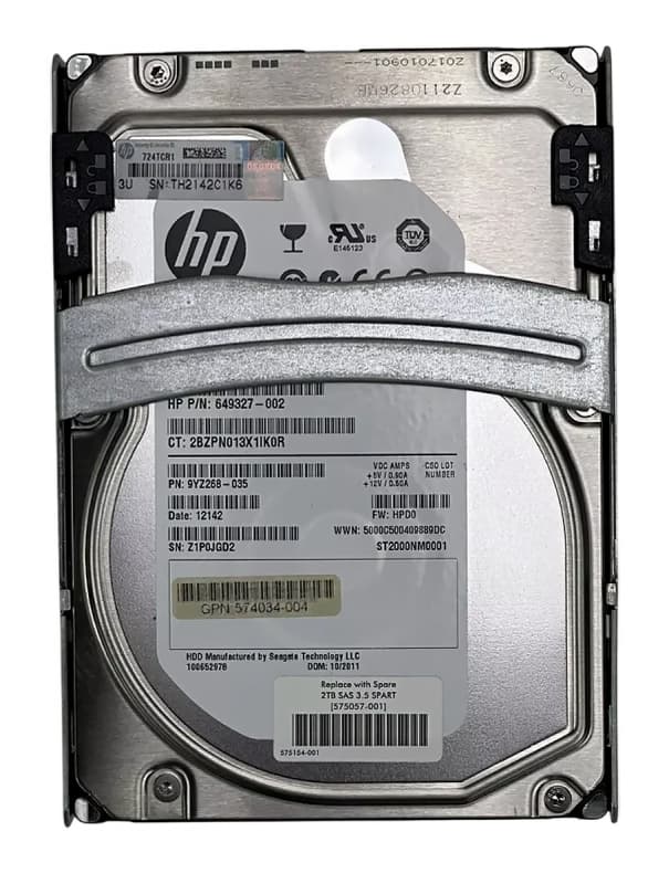 Жесткий диск HP 575057-001 2Tb  SAS 3,5" HDD