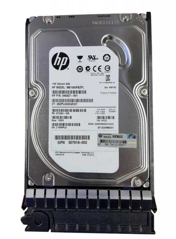 Жесткий диск HP 507618-002 1Tb  SAS 3,5" HDD