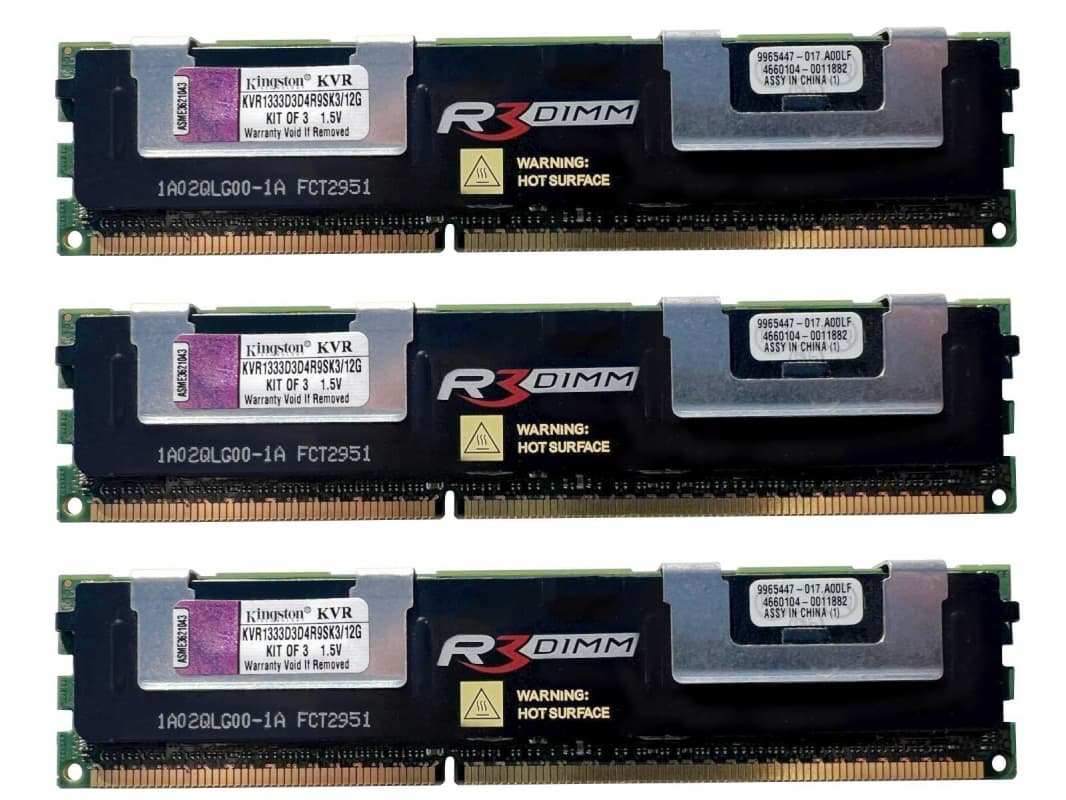 Оперативная память Kingston KVR1333D3D4R9SK3/12G DDRIII 12Gb
