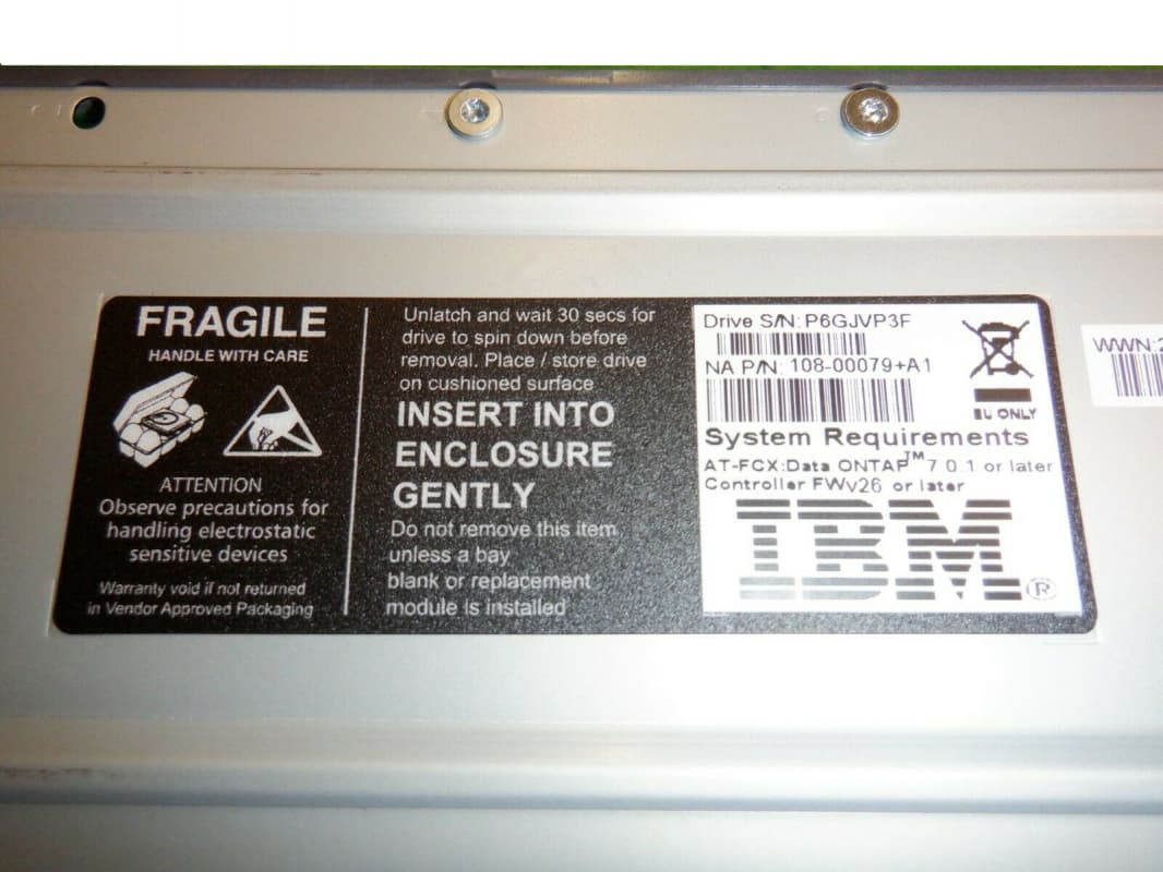 Жесткий диск IBM 108-00079+A1 500Gb 7200 Fibre Channel  3,5" HDD