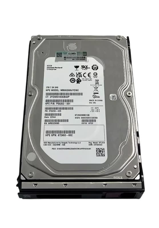 Жесткий диск HP 878560-B21 2TB SAS 3,5" HDD