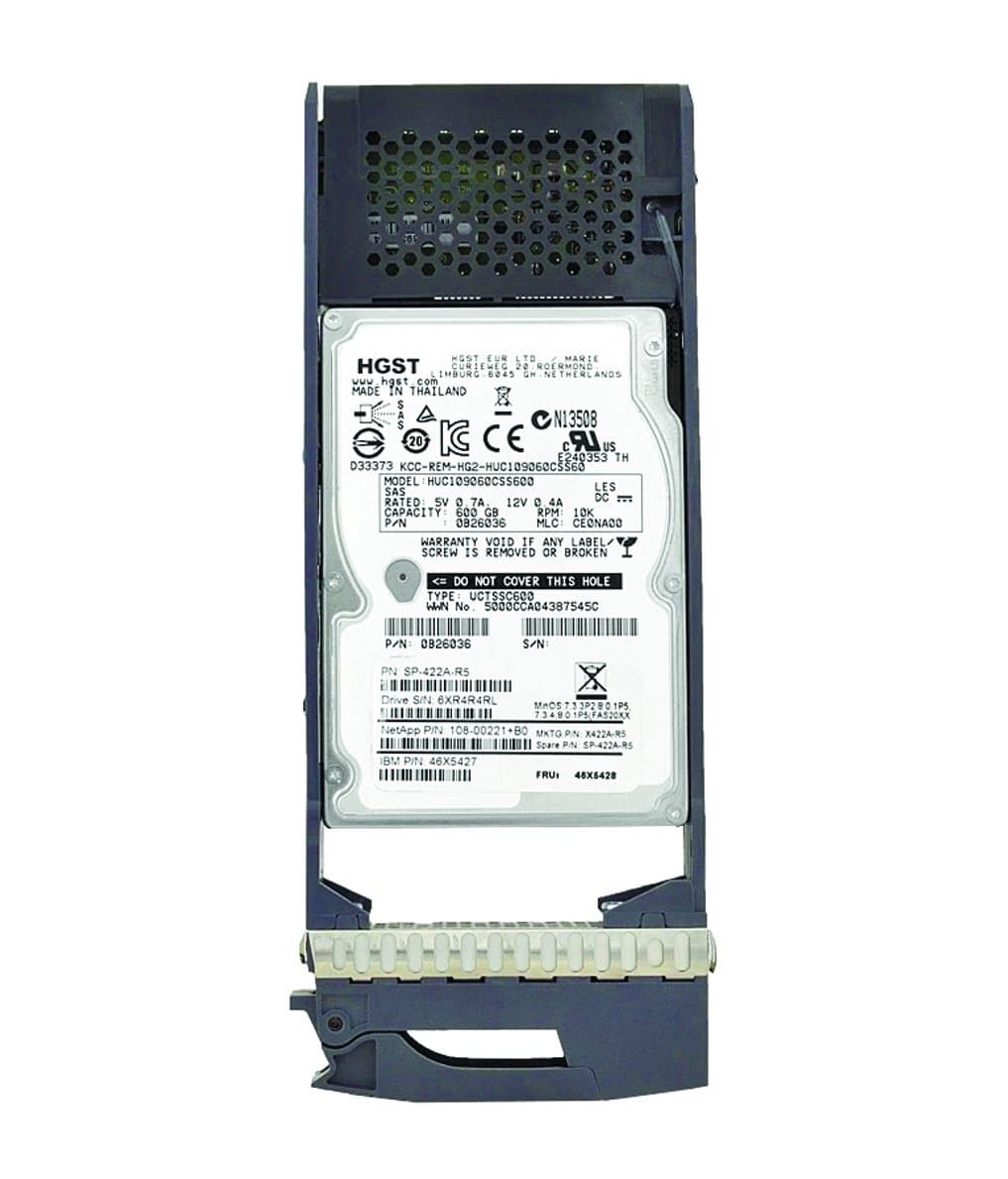 Жесткий диск NetApp 600Gb 10000 SAS 2.5" HDD 0B26036