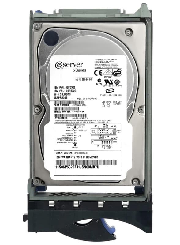 Жесткий диск IBM 06P5322 36,4Gb 10000 U320SCSI 3.5" HDD
