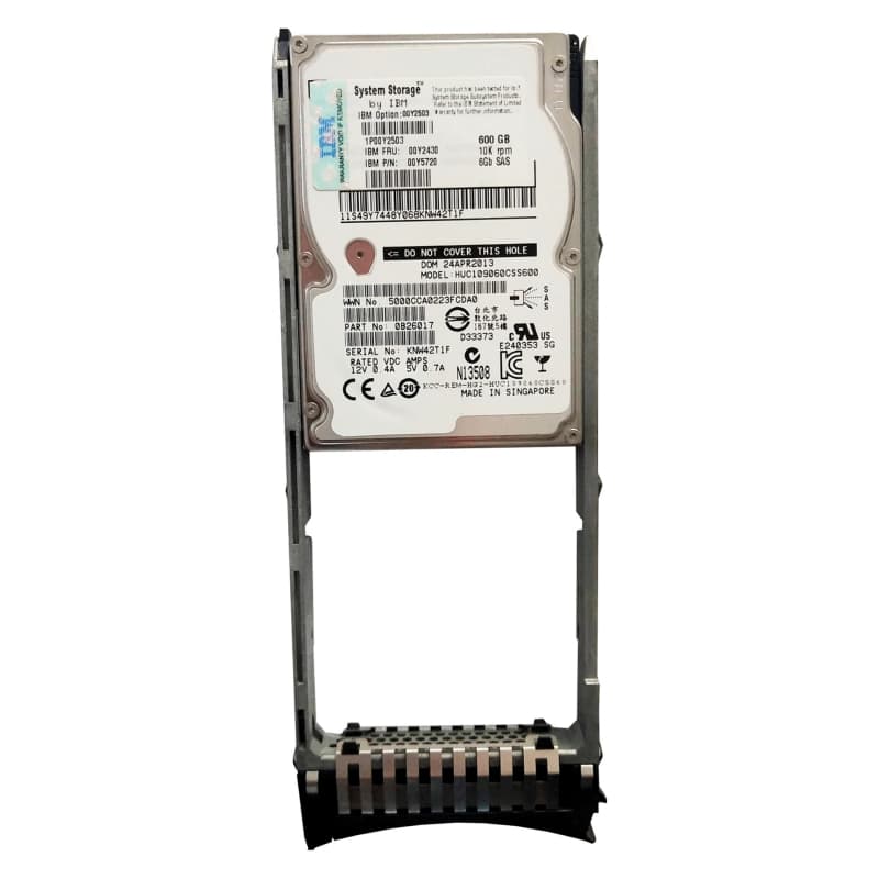 Жесткий диск IBM 00Y2503 600Gb  SAS 2,5" HDD