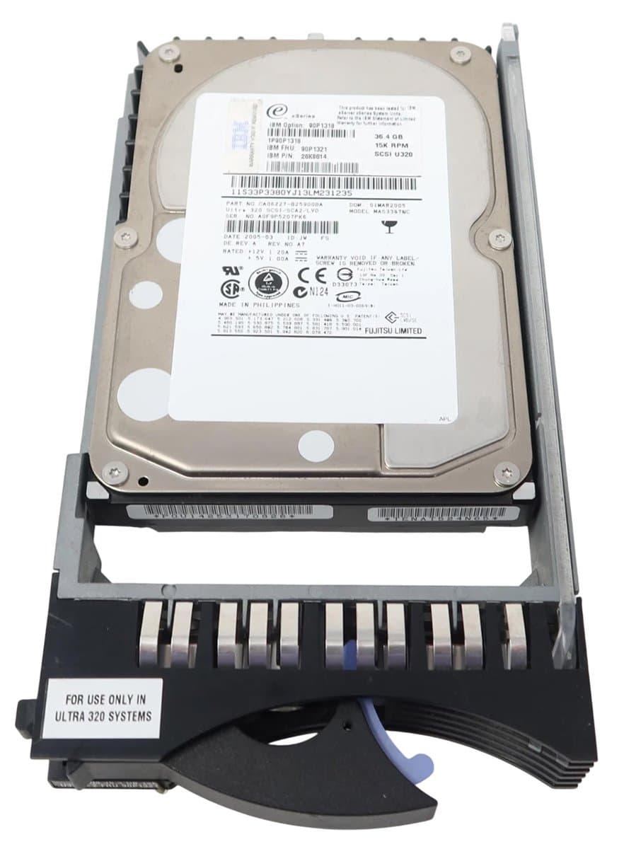 Жесткий диск  IBM 36.4Gb 15000 U320SCSI 3.5" HDD