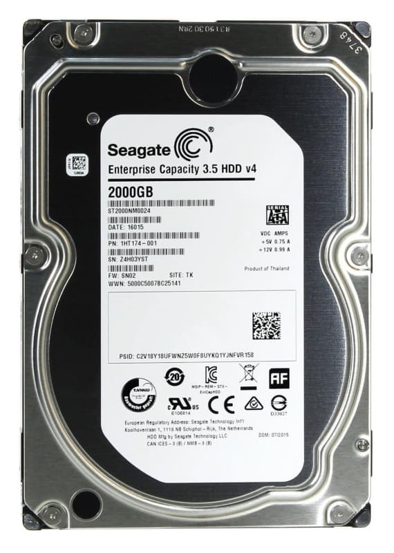 Жесткий диск Seagate 1HT174 2Tb SATAIII 3,5" HDD