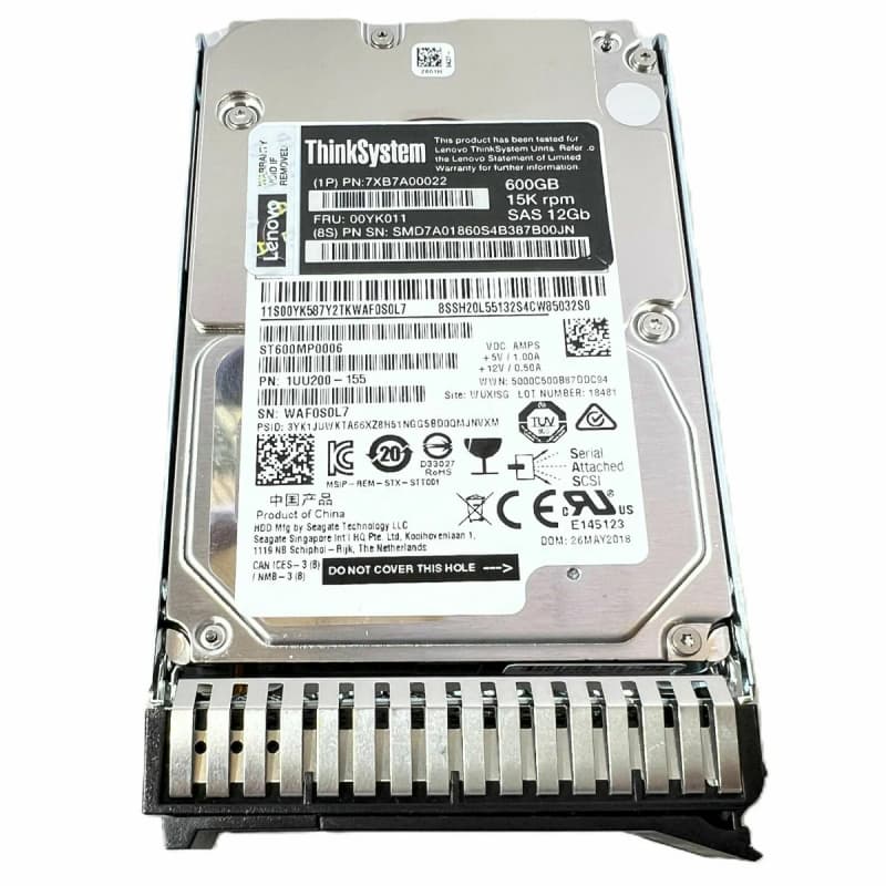 Жесткий диск Lenovo 00YK011 600Gb SAS 2,5" HDD