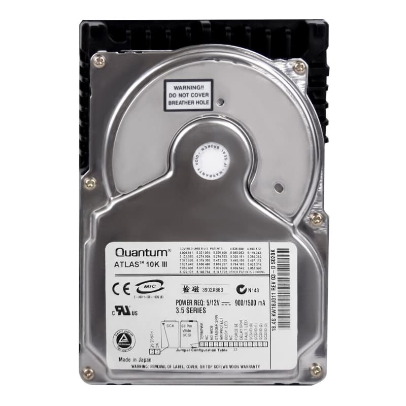 Жесткий Диск Quantum KW18J011 18,4Gb 10000 SCSI 3,5" HDD
