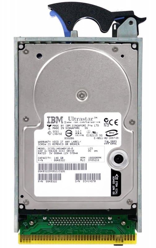 Жесткий диск IBM 146Gb 10000 U320SCSI 3.5" HDD 08K0322