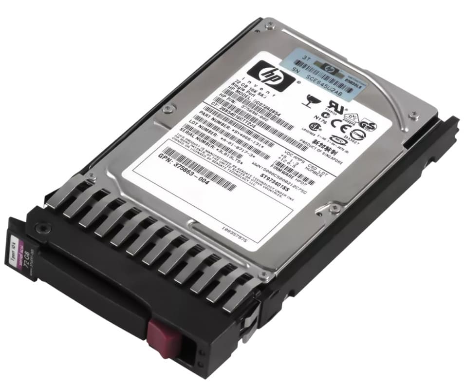 Жесткий диск HP DG072A8B54 72Gb  SAS 2,5" HDD
