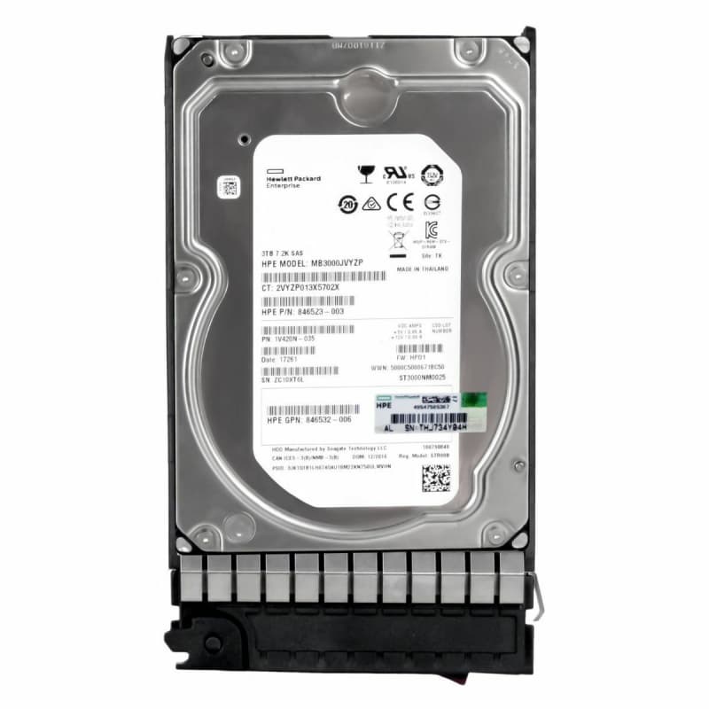 Жесткий диск HP 846523-003 3Tb 7200 SAS 3,5" HDD
