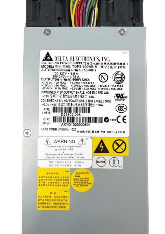 Блок Питания Intel D23602 600W