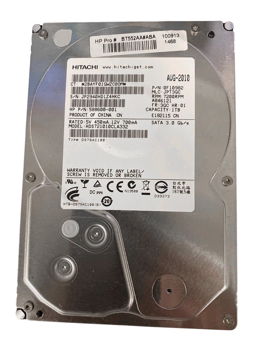 Жесткий диск HP 1Tb 7200 SATAII 3.5" HDD