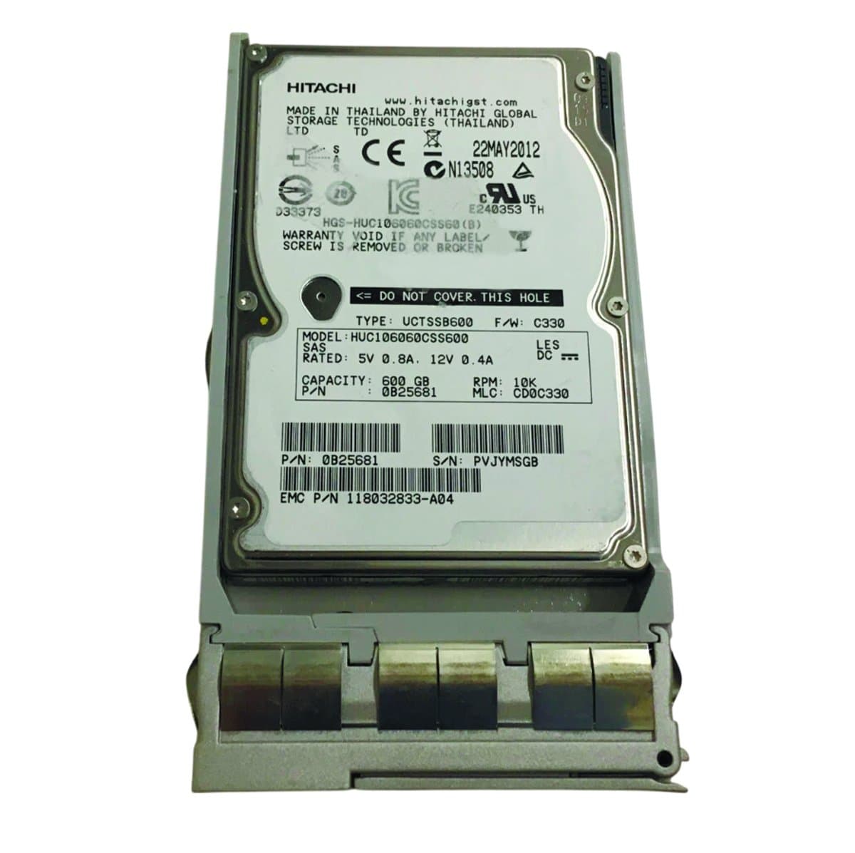 Жесткий диск EMC 600Gb 10000 SAS 2.5" HDD 0B25681