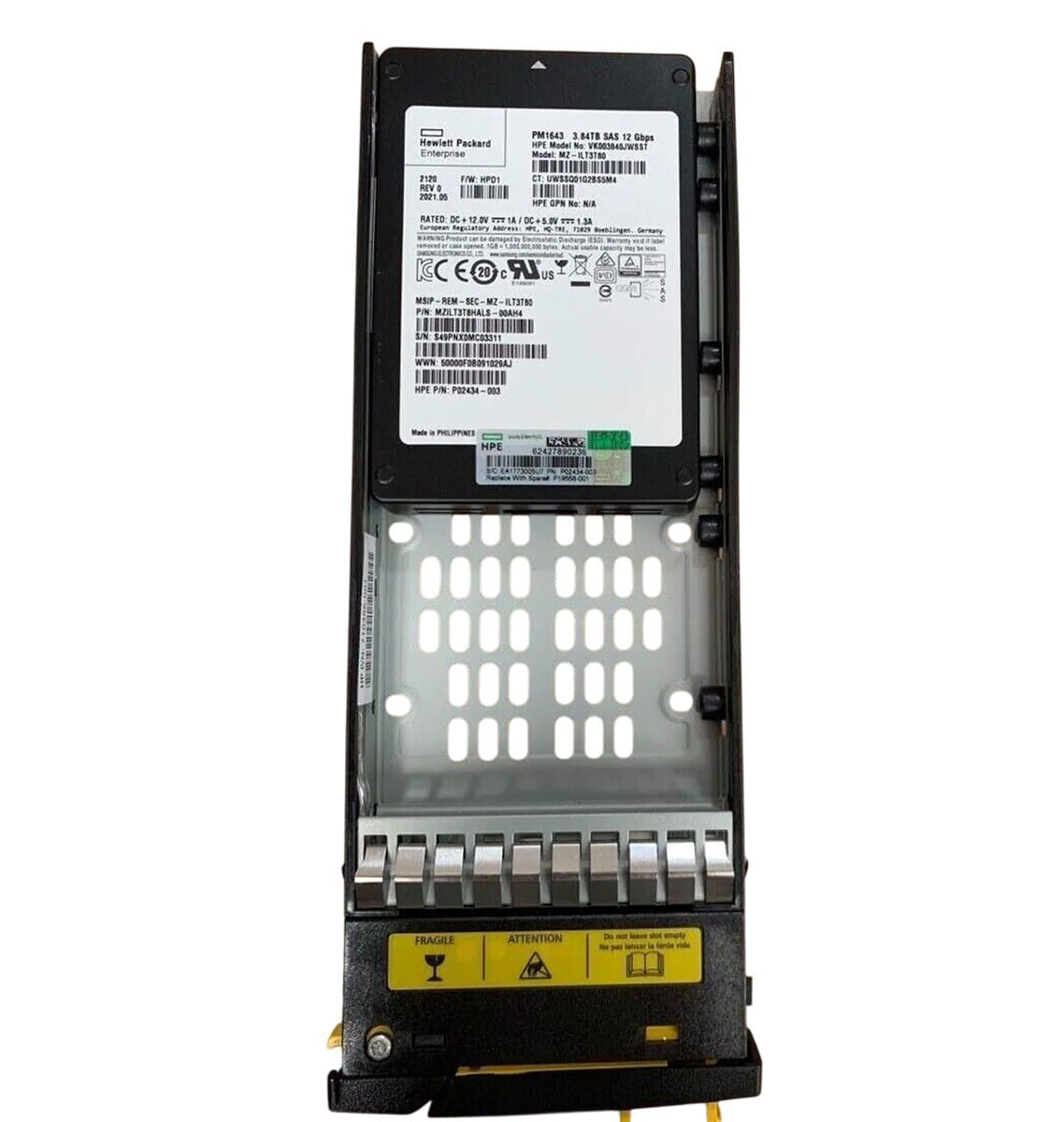 Жесткий диск HP 3,84Tb SAS 2.5" SSD P19558-001