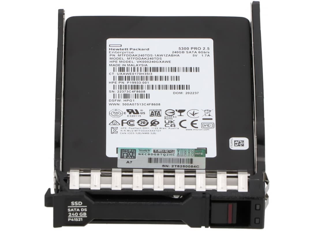 Жесткий диск HP P40496-B21 240Gb SATAIII 2.5" SSD