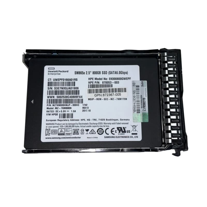 Жесткий Диск HP EK000800GWEPF 800Gb SATAIII 2.5" SSD