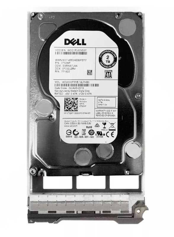 Жесткий диск Dell T52KP 2Tb 7200 SATAIII 3.5" HDD