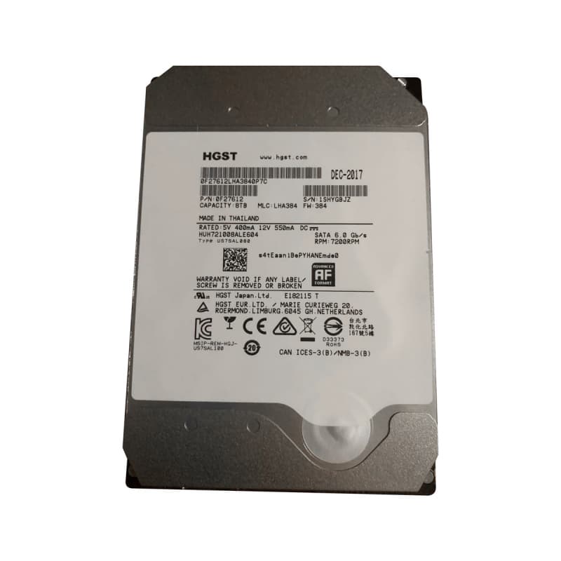 Жесткий диск HGST 0F27612 8Tb 7200 SATAIII 3,5" HDD