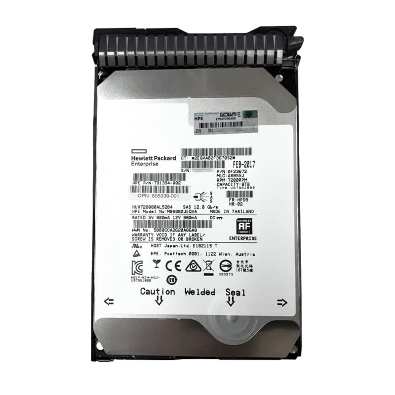 Жесткий диск HP 819081-001 8Tb SAS 3,5" HDD