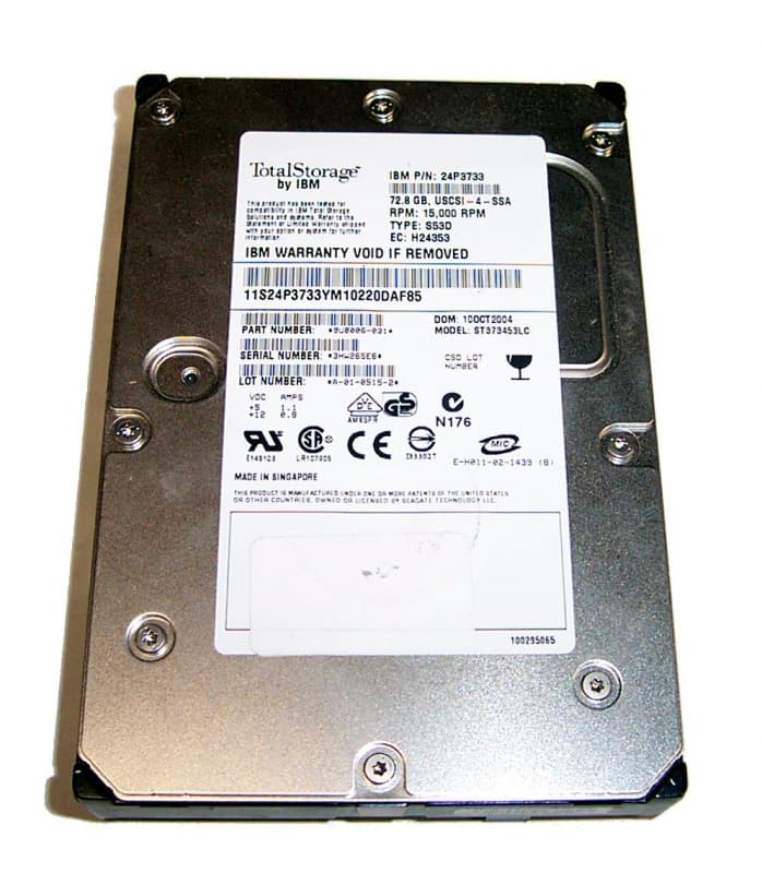 Жесткий диск IBM 24P3733 72,8Gb  U320SCSI 3.5" HDD