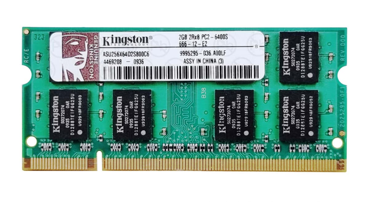Оперативная память Kingston ASU256X64D2S800C6 DDRII 2Gb