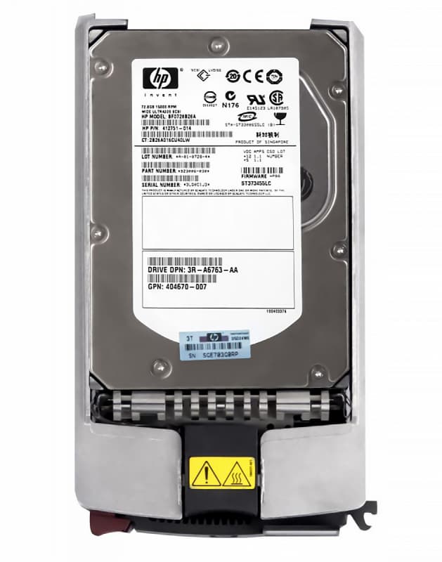 Жесткий диск HP 412751-014 72,8Gb  U320SCSI 3.5" HDD