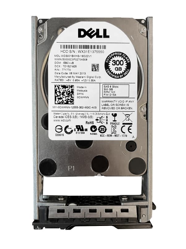Жесткий диск Dell CWHNN 300Gb  SAS 2,5" HDD