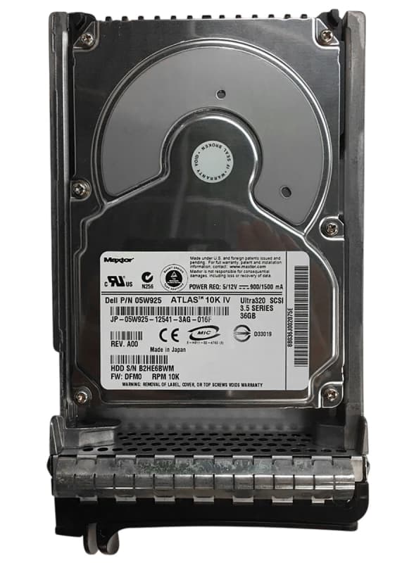 Жесткий диск Dell 05W925 36,7Gb  U320SCSI 3.5" HDD