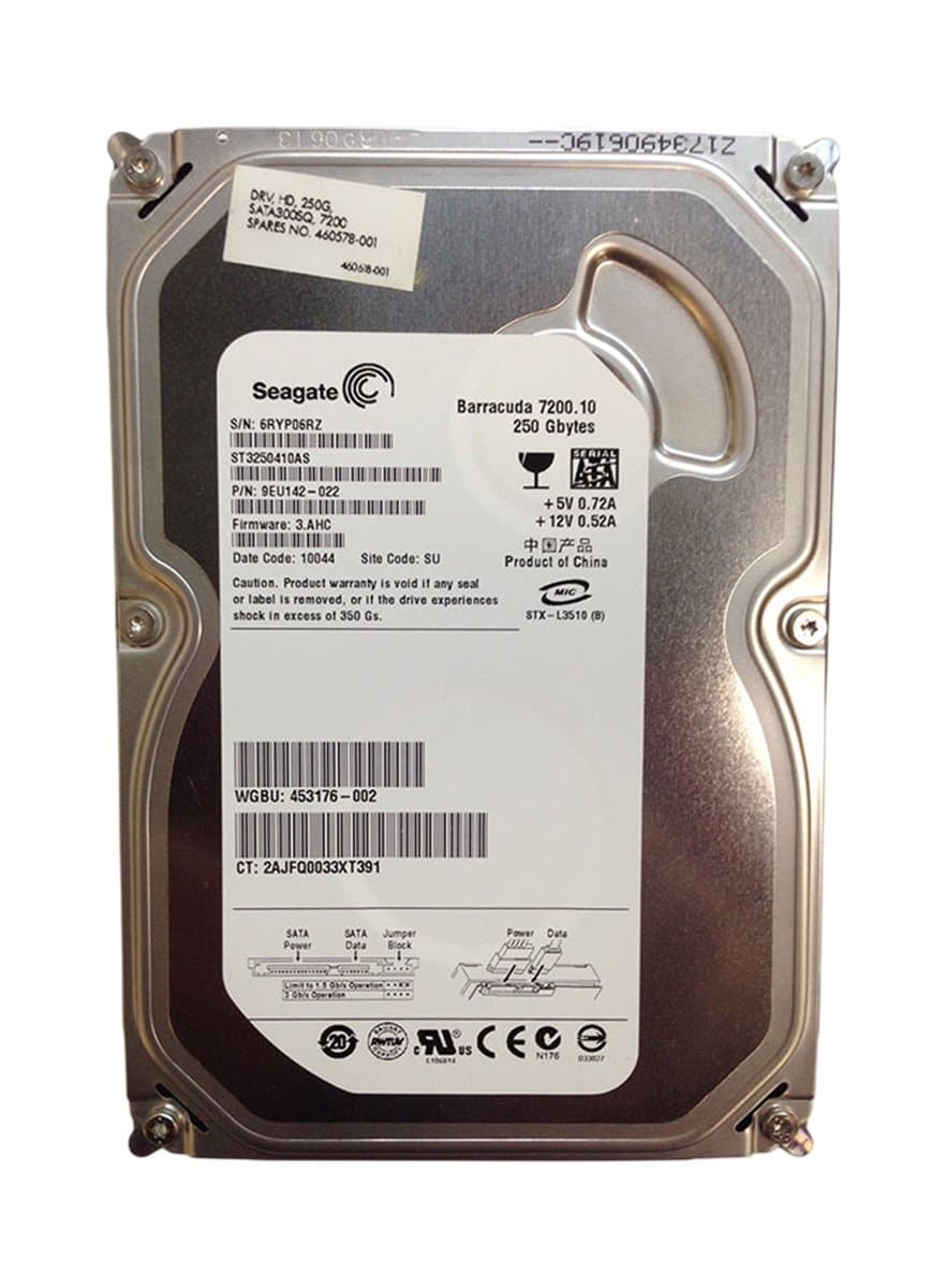 Жесткий диск Seagate 250Gb 7200 SATAII 3.5" HDD 453176-002
