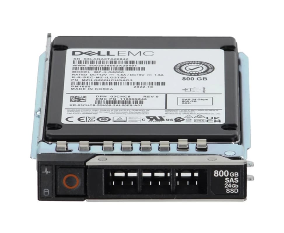 Жесткий диск Dell 3CHC8 800Gb SAS 2,5" SSD