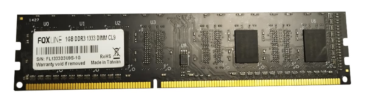 Оперативная память Foxline FL1333D3U9S-1G DDRIII 1Gb