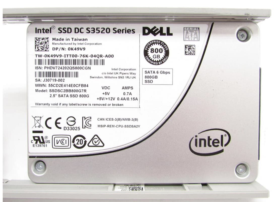 Жесткий диск Dell K49V9 800Gb SATAIII 2,5" SSD