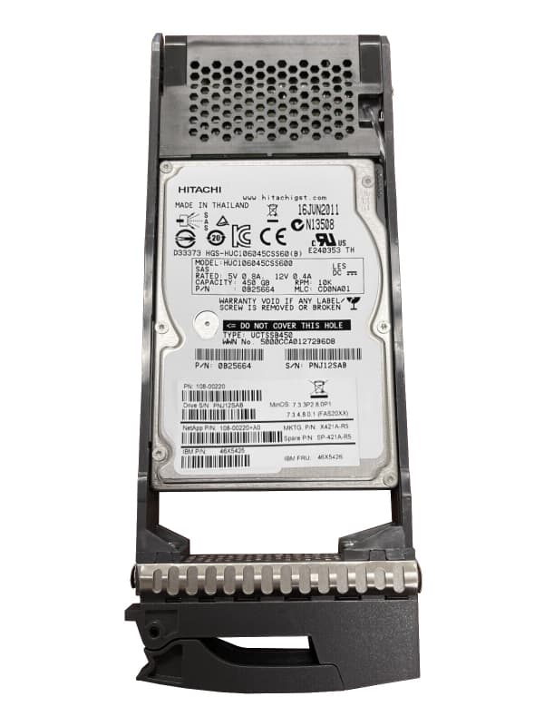 Жесткий диск Network Appliance 46X5425 450Gb  SAS 2,5" HDD