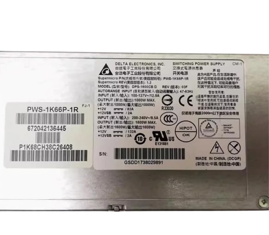 Блок Питания SuperMicro PWS-1K66P-1R 1600W