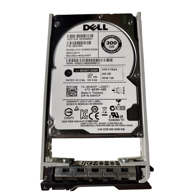 Жесткий диск Dell 400-AOXZ 300Gb SAS 2,5" HDD