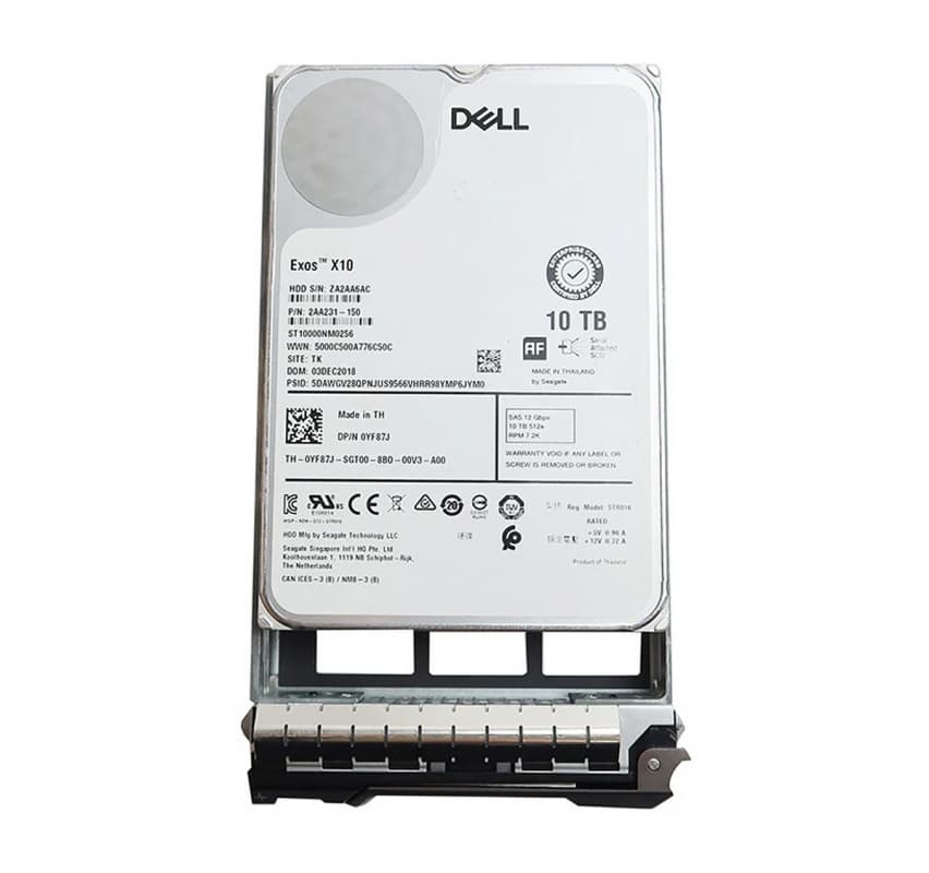 Жесткий диск Dell 0YF87J 10TB 7200 SAS 3,5" HDD