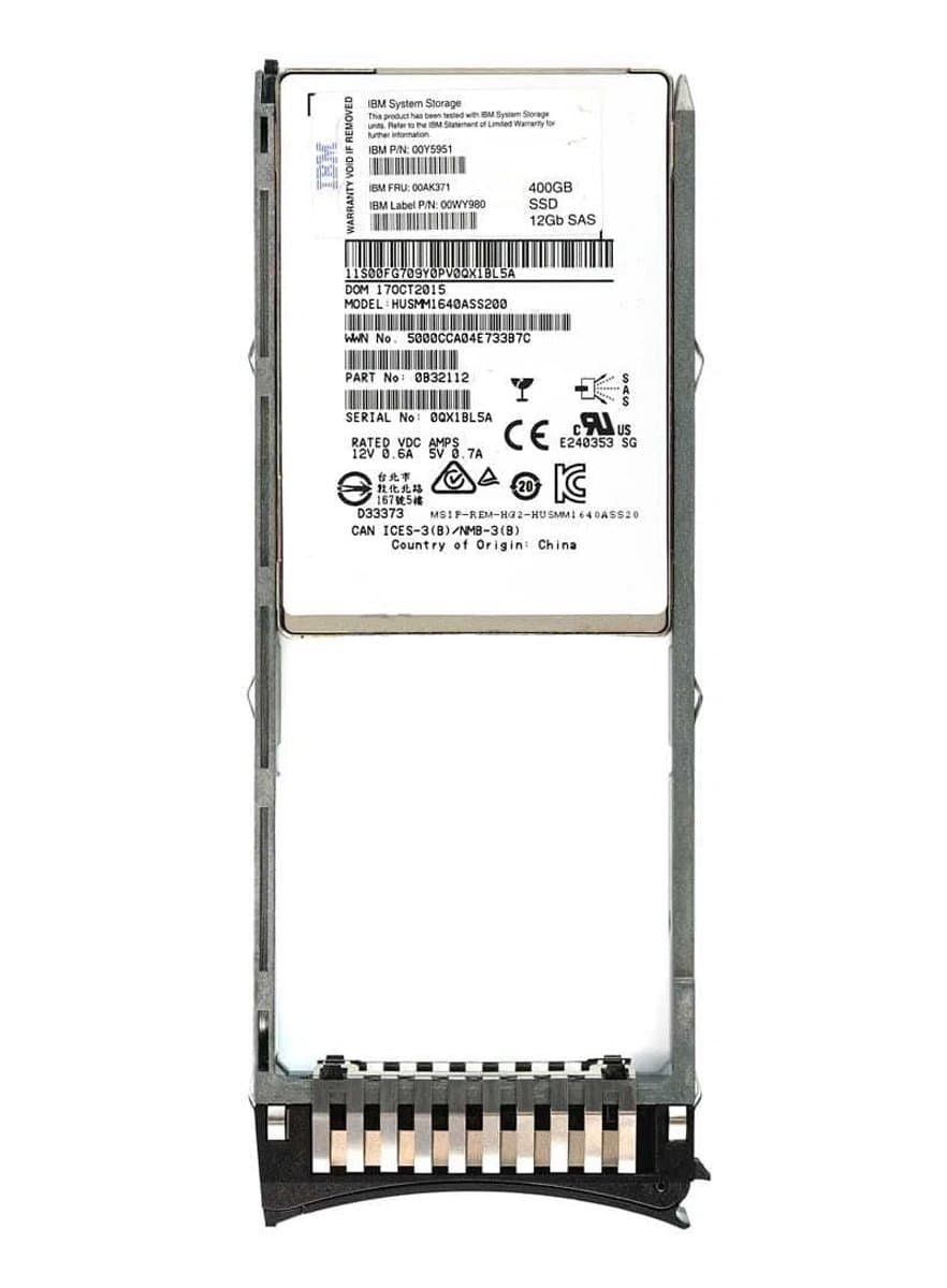 Жесткий диск IBM 400Gb  SAS 2.5" SSD 00AK371