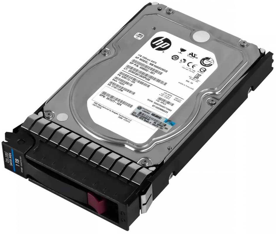Жесткий диск HP 695502-001 1Tb  SATAII 3,5" HDD