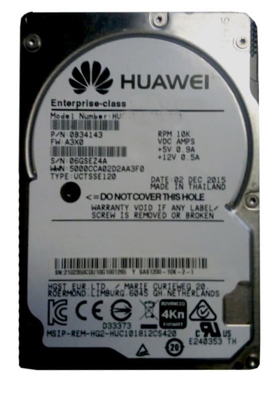 Жесткий диск Huawei 0235G6M9 600Gb 10000 SAS 2,5" HDD