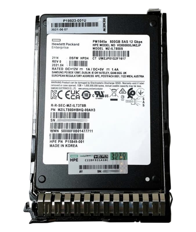 Жесткий диск HP P19923-001 800Gb SAS 2.5" SSD