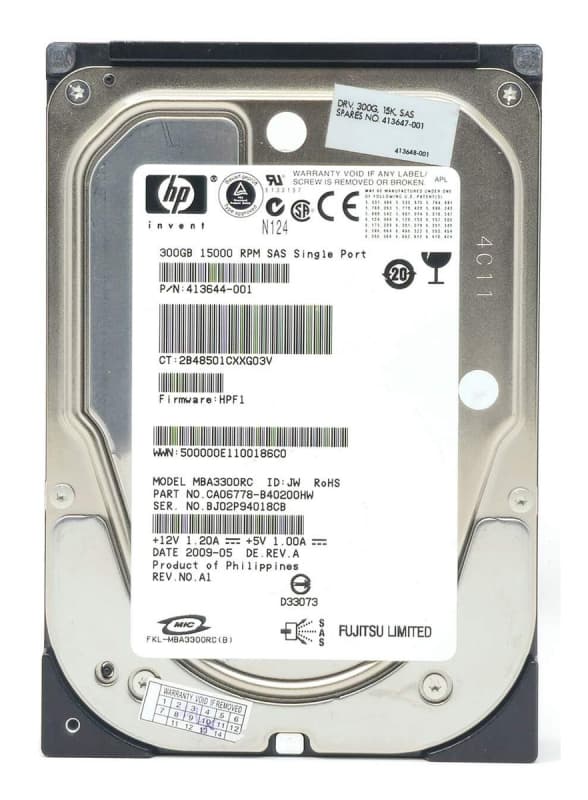 Жесткий диск HP CA06778-B40200HW 300Gb  SAS 3,5" HDD