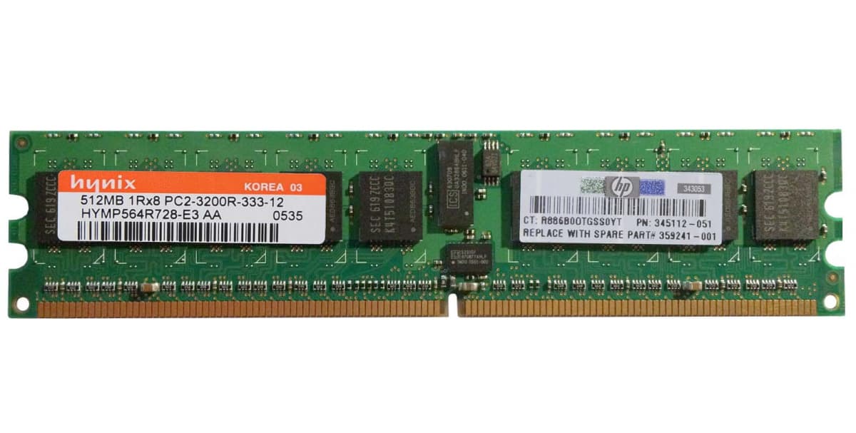 Оперативная память HP 345112-051 DDRII 512Mb