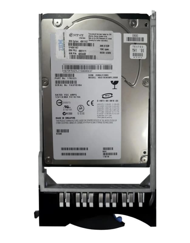 Жесткий диск IBM 17R6325 300Gb U320SCSI 3.5" HDD