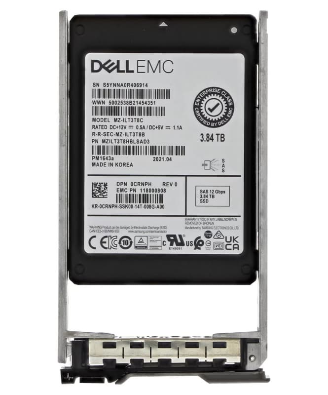 Жесткий диск Dell CRNPH 3.84TB SAS 2,5" SSD