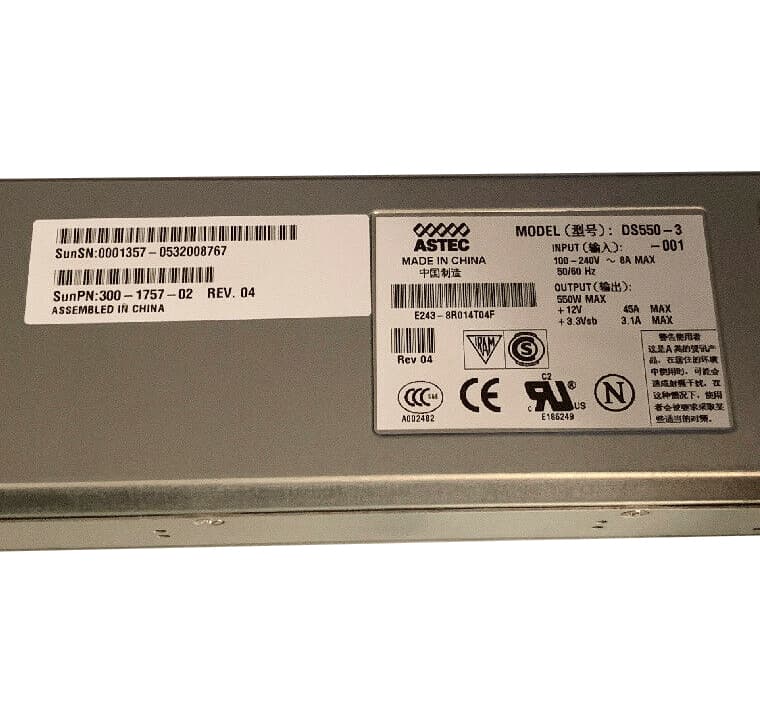 Резервный Блок Питания Sun 300-1757-02 550W